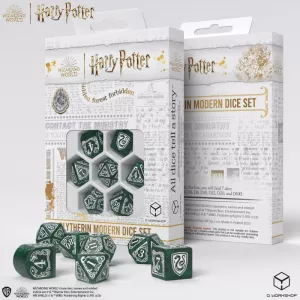 SET DE DES HARRY POTTER SERPENTARD VERTDES & BOURSES Set: Modern D4...