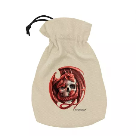 DICE POUCH ANNE STOCKES - SKULL EMBRACEDES & BOURSES Les sacs à dés...
