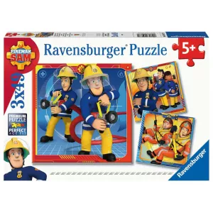 PUZZLE PUZZLE 3X49 PIECES SAM LE POMPIER
