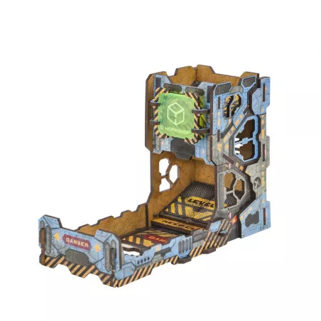 COLOR DICE TOWER - TECHDES Dice Tower peinte en bois pour un bon la...