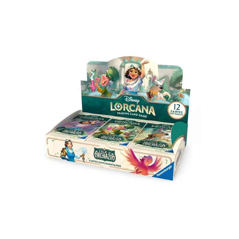 DISNEY LORCANA DISPLAY CHAPITRE 7 : L'ILE D'ARCHAZIABOOSTER & DISPL... DISNEY LORCANA DISPLAY CHAPITRE 7 : L'ILE D'ARCHAZIABOOSTER & DISPL...