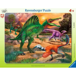 PUZZLE PUZZLE 42 PIECES - LE SPINOSAURE