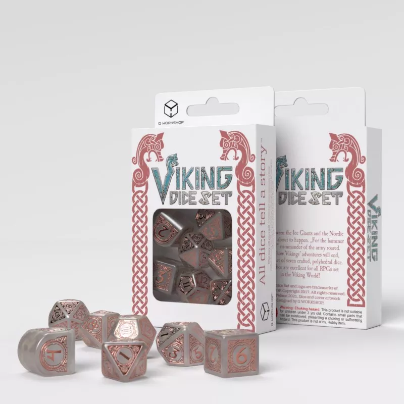 JEUX DE RÔLES VIKING MODERN DICE SET : NIFLHEIM JEUX DE RÔLES VIKING MODERN DICE SET : NIFLHEIM