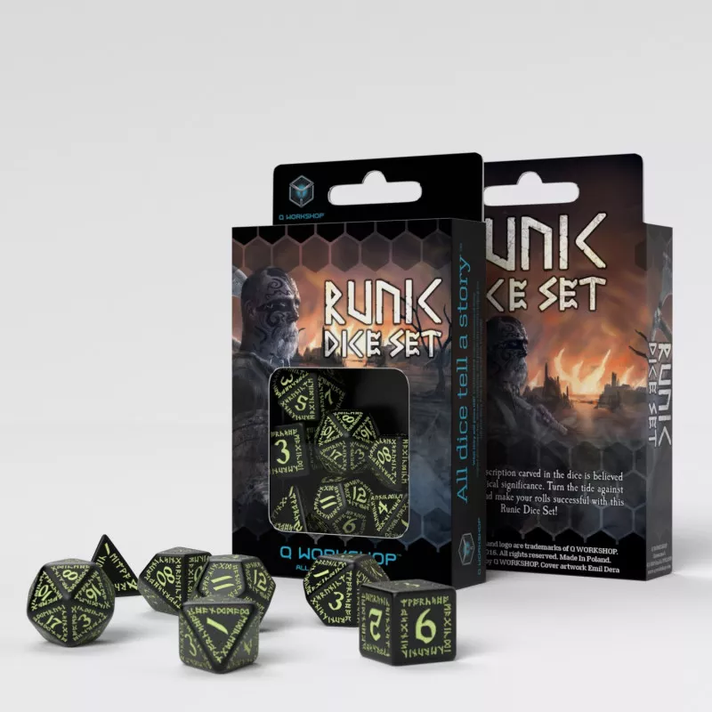 JEUX DE RÔLES RUNIK BLACK & GLOW IN THE DARK