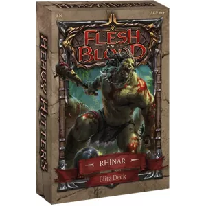 FLESH&BLOOD DECK DE BLITZ HEAVY HITTER EN - RHINAR