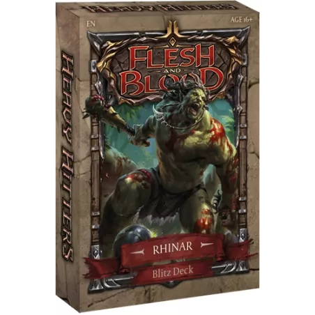 FLESH&BLOOD DECK DE BLITZ HEAVY HITTER EN - RHINAR