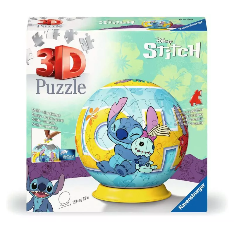 PUZZLE PUZZLE 3D STITCH 72 PIECES PUZZLE PUZZLE 3D STITCH 72 PIECES