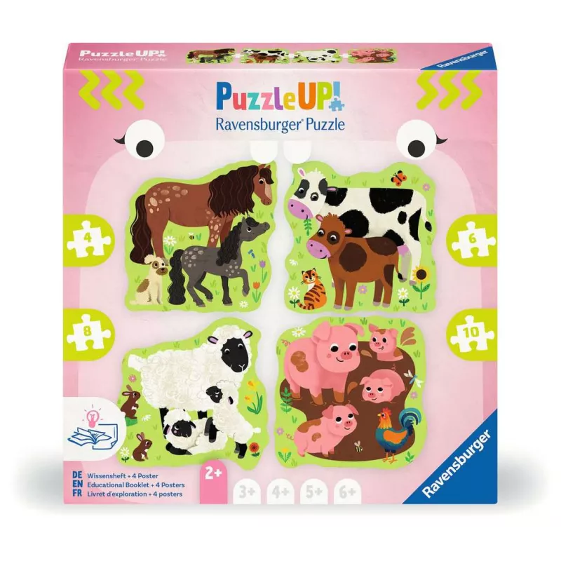 PUZZLE UP! LES ANIMAUX DE LA FERME PUZZLE UP! LES ANIMAUX DE LA FERME
