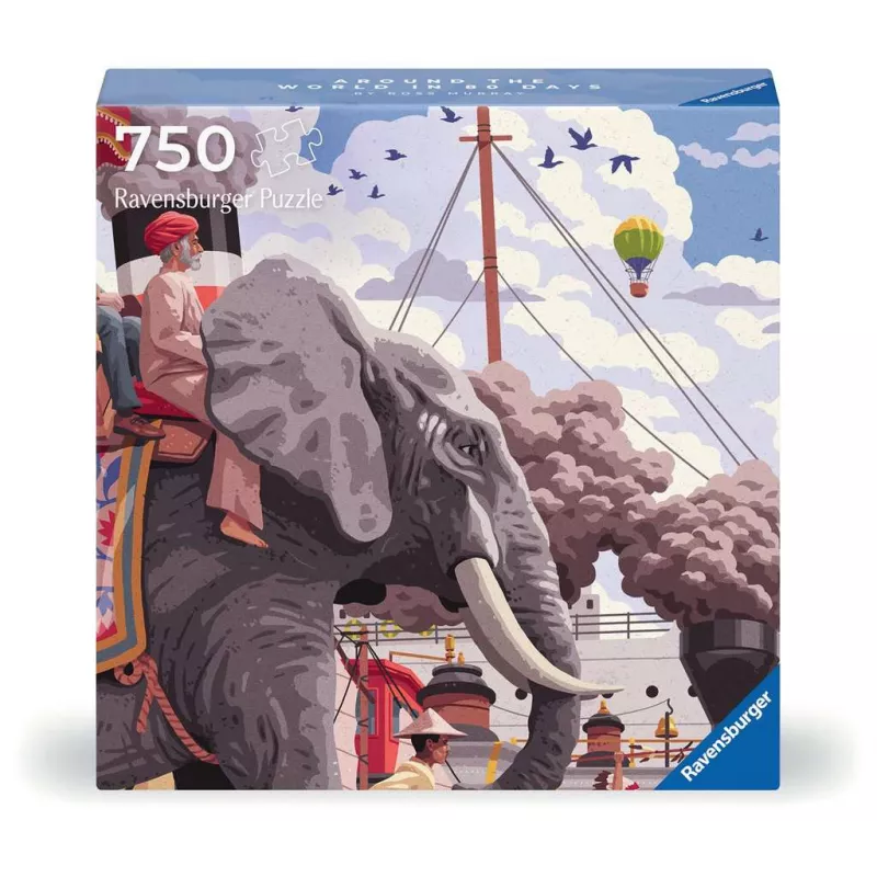 PUZZLE 750 PIECES ART & SOUL LE TOUR DU MONDE EN 80 JOURS PUZZLE 750 PIECES ART & SOUL LE TOUR DU MONDE EN 80 JOURS