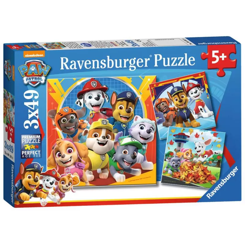 PUZZLE PUZZLE 3X49 PIECE PAT'PATROUILLE PUZZLE PUZZLE 3X49 PIECE PAT'PATROUILLE
