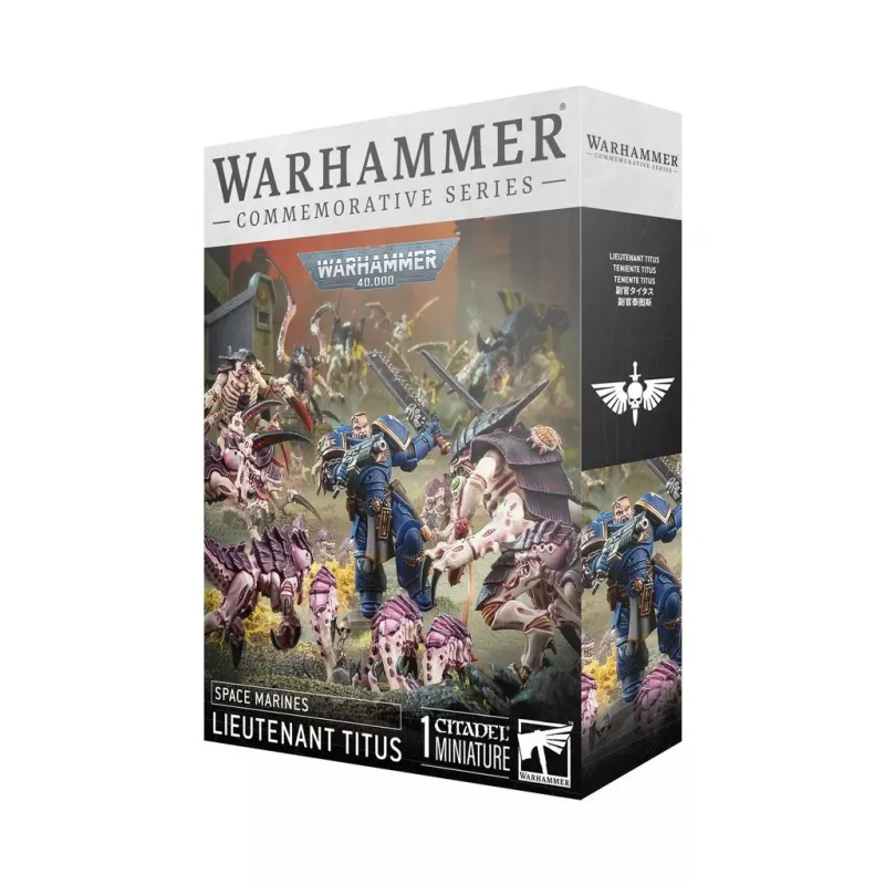 WARHAMMER 40K - SPACE MARINES LIEUTENANT TITUSWARHAMMER 40K Une fig... WARHAMMER 40K - SPACE MARINES LIEUTENANT TITUSWARHAMMER 40K Une fig...