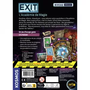 JEUX DE LOGIQUE EXIT : L'ACADEMIE DE MAGIE