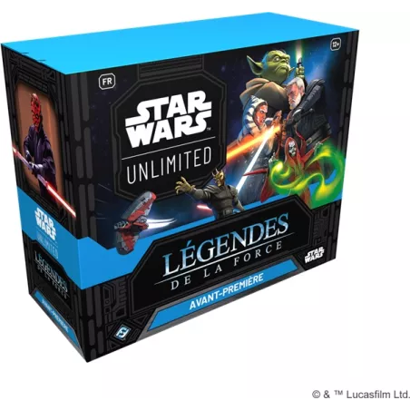 STAR WARS UNLIMITED S5 : LEGENDES DE LA FORCE PACK D'AVANT PREMIERE...