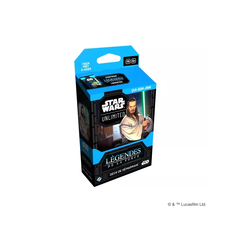 STAR WARS UNLIMITED S5 : LEGENDES DE LA FORCE DECK - QUI-GON JINNST... STAR WARS UNLIMITED S5 : LEGENDES DE LA FORCE DECK - QUI-GON JINNST...