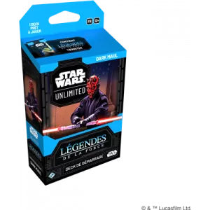 STAR WARS UNLIMITED S5 : LEGENDES DE LA FORCE DECK - DARK MAULSTART...