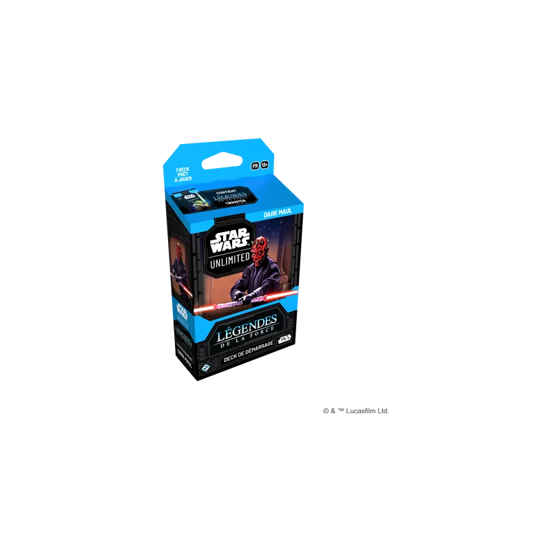 STAR WARS UNMLIMITED S5 : LEGENDES DE LA FORCE DECK - DARK MAUL STAR WARS UNMLIMITED S5 : LEGENDES DE LA FORCE DECK - DARK MAUL