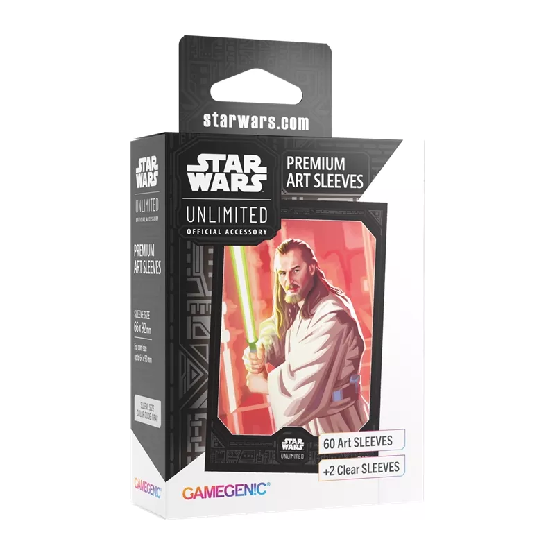 GG SW UNLIMITED ARTS SLEEVES : QUI-GON JINNSLEEVES 60 art sleeves f...