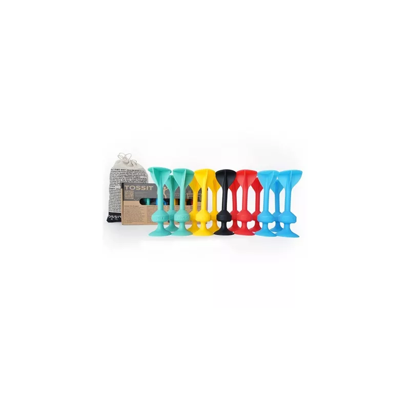 TOSSIT PACK FAMILLE : ROUGE CYAN BLEU JAUNE TOSSIT PACK FAMILLE : ROUGE CYAN BLEU JAUNE