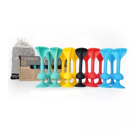 TOSSIT PACK FAMILLE : ROUGE CYAN BLEU JAUNE