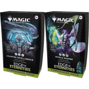 MTG : AUX PORTES DES ETERNITES LOT DES 2 DECKS COMMANDER ENAUX PORT...