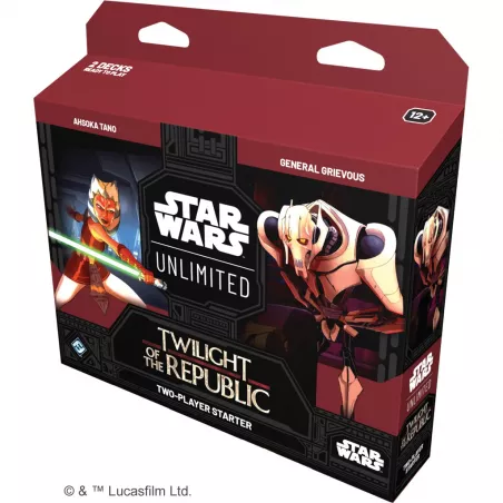 STAR WARS UNLIMITED S3 : TWILIGHT OF THE REPUBLIC STARTER TWO-PLAYE...