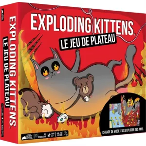 EN FAMILLE EXPLODING KITTEN JEU DE PLATEAU
