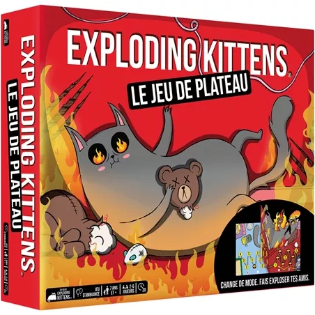EN FAMILLE EXPLODING KITTEN JEU DE PLATEAU