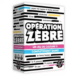 JEUX D'AMBIANCE OPERATION ZEBRE