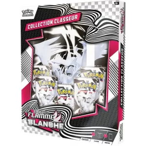 POKEMON EV10.5 PORTFOLIO + 5 BOOSTERS EV10.5 FLAMME BLANCHE