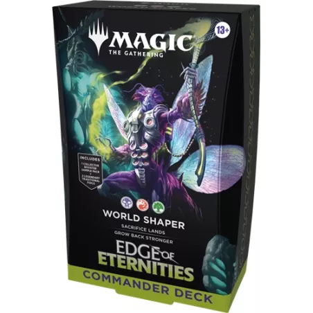 MTG : AUX PORTES DES ETERNITES DECK COMMANDER "WORLD SHAPER" ENAUX ...