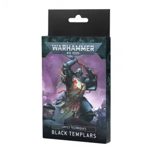 WARHAMMER 40K - CARTES TECHNIQUES : BLACK TEMPLARS