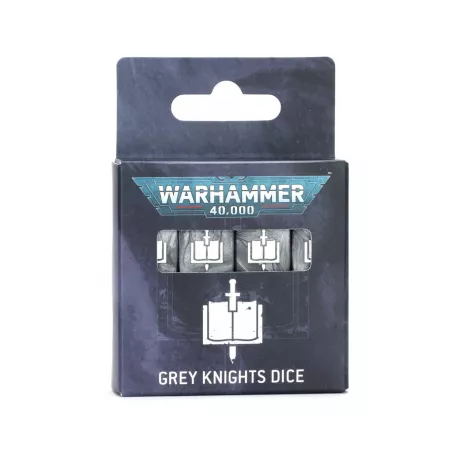 WARHAMMER 40K - GREY KNIGHTS DICEWARHAMMER 40K Les Grey Knights prê...