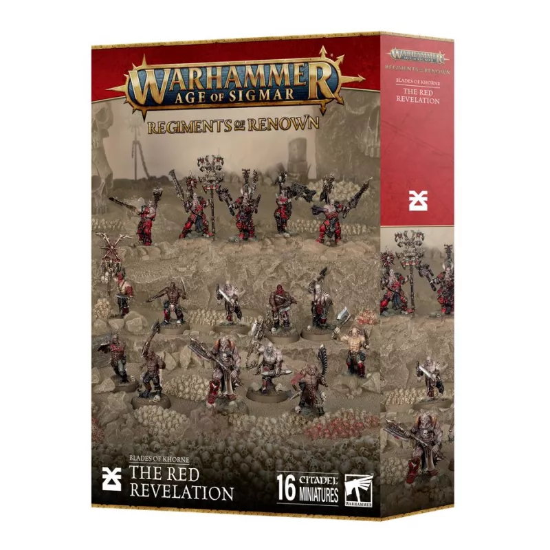 WARHAMMER AGE OF SIGMAR - REGIMENTS OF RENOWN - THE RED REVELATION WARHAMMER AGE OF SIGMAR - REGIMENTS OF RENOWN - THE RED REVELATION