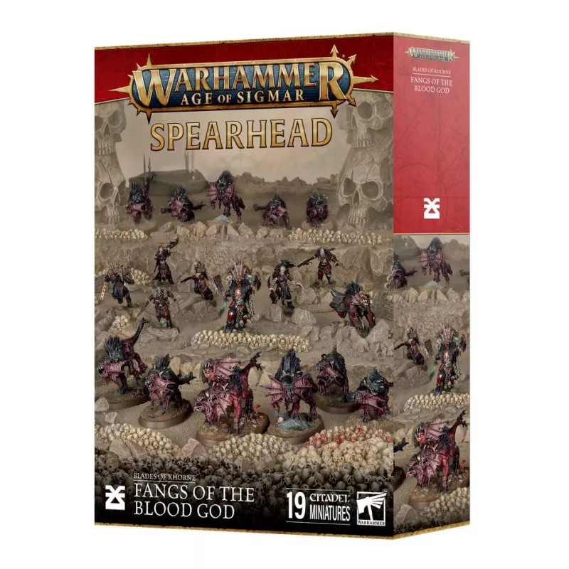 WARHAMMER AGE OF SIGMAR - SPEARHEAD - FANGS OF THE BLOOD GOD WARHAMMER AGE OF SIGMAR - SPEARHEAD - FANGS OF THE BLOOD GOD