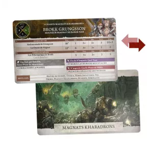 WARHAMMER AGE OF SIGMAR - CARTES DE CHARTES - KHARADON OVERLORDS