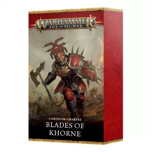 WARHAMMER AGE OF SIGMAR - CARTES DE CHARTES - BLADES OF KHORNE