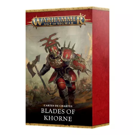 WARHAMMER AGE OF SIGMAR - CARTES DE CHARTES - BLADES OF KHORNE