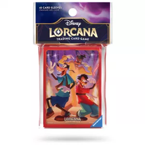 DISNEY LORCANA SLEEVES DINGO ET MAXSLEEVE, DECK BOX & PLAYMAT Boîte...