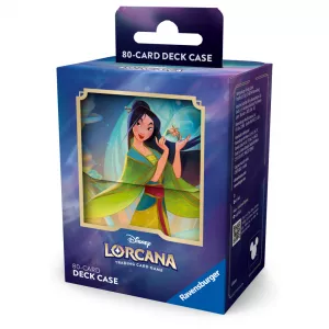 DISNEY LORCANA DECK BOX MULANSLEEVE, DECK BOX & PLAYMAT Boîte de ra...