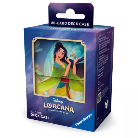 DISNEY LORCANA DECK BOX MULANSLEEVE, DECK BOX & PLAYMAT Boîte de ra...