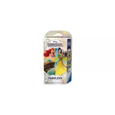 DISNEY LORCANA CHAPITRE 9 DECK FABULEUX AMBRE & SAPHIRDECK Deck de ...