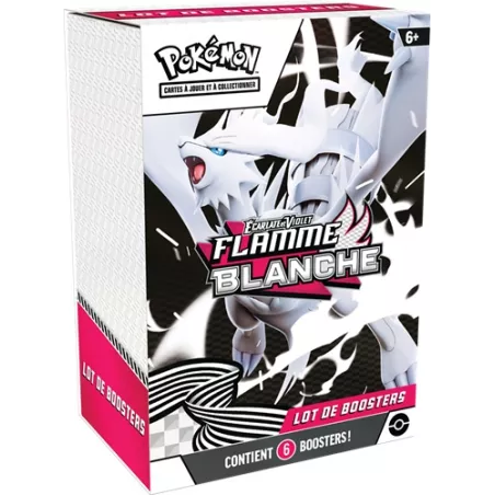 POKEMON EV10.5 BUNDLE 6 BOOSTERS FLAMME BLANCHECOFFRET Retrouvez le...