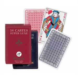 JEUX DE 54 CARTES SUPER LUXEJEUX DE CARTES Jeu de 54 cartes françai...