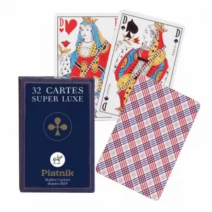 JEUX DE 32 CARTES SUPER LUXEJEUX DE CARTES Jeu de 32 cartes françai...