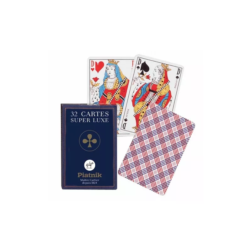 JEUX DE 32 CARTES SUPER LUXEJEUX DE CARTES Jeu de 32 cartes françai... JEUX DE 32 CARTES SUPER LUXEJEUX DE CARTES Jeu de 32 cartes françai...