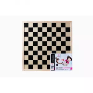 2 JOUEURS ECHIQUIER DAMIER 40CM