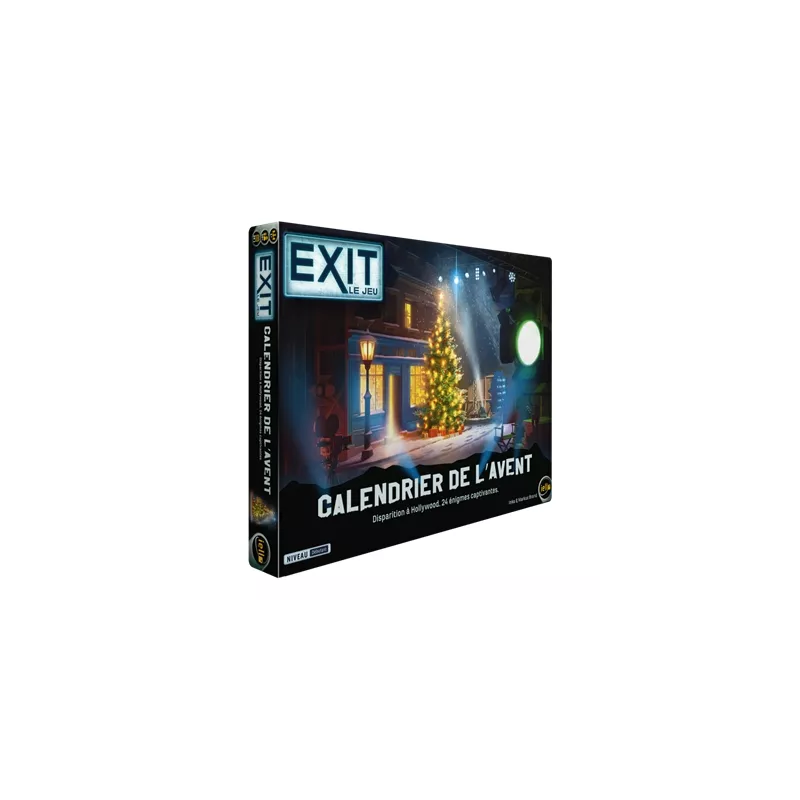 JEUX D'ENIGME EXIT CALENDRIER DE L'AVENT DISPARITION A HOLLYWOOD