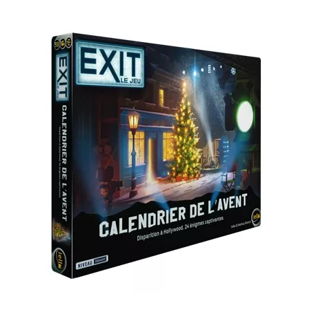 JEUX D'ENIGME EXIT CALENDRIER DE L'AVENT DISPARITION A HOLLYWOOD