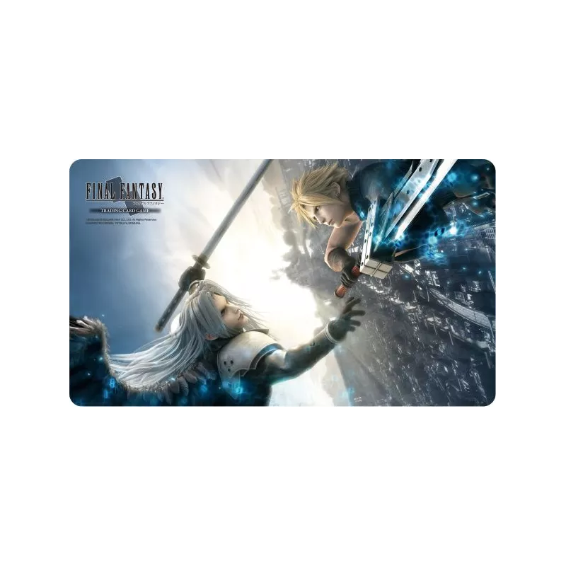 FINAL FANTASY VII PLAYMATTAPIS DE JEU PLAYMAT CLOUD/SEPHIROTH FINAL FANTASY VII PLAYMATTAPIS DE JEU PLAYMAT CLOUD/SEPHIROTH