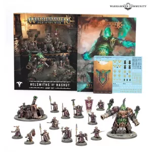 WARHAMMER AGE OF SIGMAR - HELSMITHS OF HASHUT ARMY SETAGE OF SIGMAR...